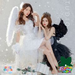 Cánh Thiên Thần Cosplay Đen Đỏ Trắng - Phụ Kiện Hóa Trang Tiệc Tùng Cho Trẻ Em Và Người Lớn, Lông Vũ An Toàn và Bền đẹp