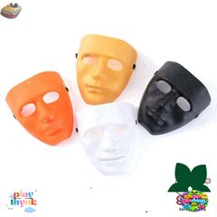 Mặt Nạ Cosplay Đen Trắng Hacker Vendetta - Phụ Kiện Halloween, Tiệc Hóa Trang, Đường Phố, Duy Nhất Cho Người Trẻ tuổi 18+