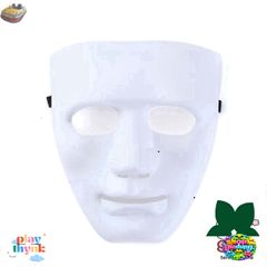 Mặt Nạ Cosplay Đen Trắng Hacker Vendetta - Phụ Kiện Halloween, Tiệc Hóa Trang, Đường Phố, Duy Nhất Cho Người Trẻ tuổi 18+