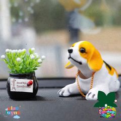Chó Lắc Lư Vui Nhộn - Trang Trí Ô Tô Ngộ Nghĩnh, Tạo Không Khí Vui Vẻ, Phụ Kiện Dễ Thương Cho Taplo Xe Hơi