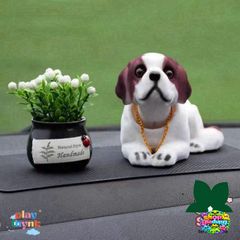 Chó Lắc Lư Vui Nhộn - Trang Trí Ô Tô Ngộ Nghĩnh, Tạo Không Khí Vui Vẻ, Phụ Kiện Dễ Thương Cho Taplo Xe Hơi