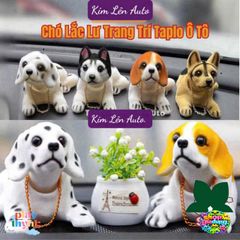 Chó Lắc Lư Vui Nhộn - Trang Trí Ô Tô Ngộ Nghĩnh, Tạo Không Khí Vui Vẻ, Phụ Kiện Dễ Thương Cho Taplo Xe Hơi