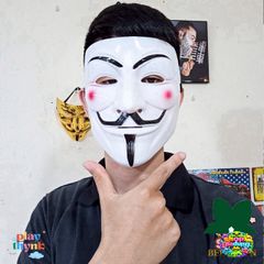 Mặt Nạ Hacker Cho Trẻ Em - Màu Vàng, Trắng, Đen - Thiết Kế Ngộ Nghĩnh An Toàn Và Độc Đáo, Quà Tặng Đẹp Cho Bé