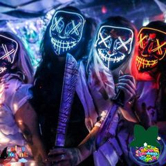 Mặt Nạ Phát Sáng LED 7 Màu Hacker - Đồ Hóa Trang Halloween Độc Đáo, Sáng Tạo và Cuốn Hút cho Bữa Tiệc