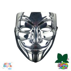 Mặt Nạ Phục Hồi Halloween V For Vendetta - Mặt Nạ Ma Kinh Dị Thời Trang Cho Fan Hâm Mộ  - Chất Liệu Nhựa, Kích Thước 19x16cm