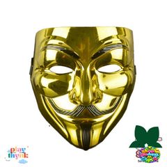Mặt Nạ Phục Hồi Halloween V For Vendetta - Mặt Nạ Ma Kinh Dị Thời Trang Cho Fan Hâm Mộ  - Chất Liệu Nhựa, Kích Thước 19x16cm