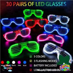 Kính Thời Trang Gắn Đèn LED Nhiều Màu Cho Tiệc, Bar, Lễ Hội - Phụ Kiện Vui Nhộn và Độc Đáo cho Mùa Hè