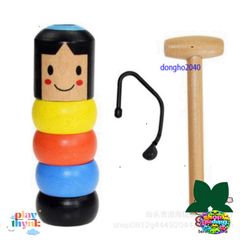Búp bê Gỗ Daruma Nhật Bản - Đồ Chơi Ảo Thuật Truyền Thống - Độc Đáo Và Sưu Tầm