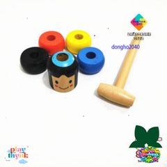 Búp bê Gỗ Daruma Nhật Bản - Đồ Chơi Ảo Thuật Truyền Thống - Độc Đáo Và Sưu Tầm
