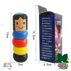 Búp bê Gỗ Daruma Nhật Bản - Đồ Chơi Ảo Thuật Truyền Thống - Độc Đáo Và Sưu Tầm