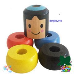 Búp bê Gỗ Daruma Nhật Bản - Đồ Chơi Ảo Thuật Truyền Thống - Độc Đáo Và Sưu Tầm