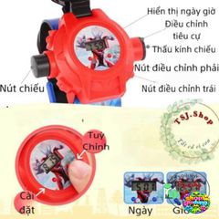 Đồng Hồ Thông Minh Trẻ Em Chiếu Hình 3D Chó Cứu Hộ - 24 Nhân Vật Hoạt Hình Đáng Yêu, Quà Tặng Sáng Tạo Cho Bé