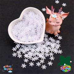 Bông Tuyết Nhân Tạo Cao Cấp Trang Trí Giáng Sinh - Bông Tuyết Sequins Đa Màu Cho Cây Thông, Đám Cưới, Tự Làm, 1000 chiếc
