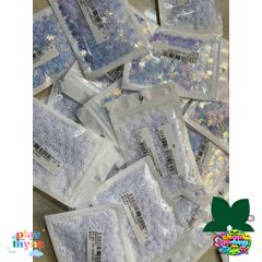 Bông Tuyết Nhân Tạo Cao Cấp Trang Trí Giáng Sinh - Bông Tuyết Sequins Đa Màu Cho Cây Thông, Đám Cưới, Tự Làm, 1000 chiếc