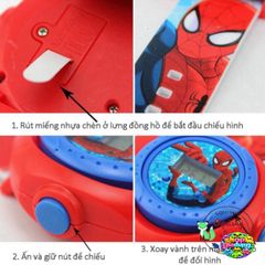 Đồng Hồ Spider-Man LED Cao Cấp - Thiết Kế Hiện Đại, Dễ Dàng Điều Chỉnh, Phù Hợp Cho Mọi Đối Tượng, Đồ Trang Trí Thời Thượng
