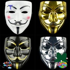 Mặt Nạ V for Vendetta - Khẩu Trang Halloween Cho Người Lớn, Phụ Kiện Lễ Hội Và Biểu Diễn COS, Mô Phỏng Nhân Vật Pop Culture