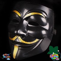 Mặt Nạ Hacker Đen - Phụ Kiện Cosplay Phim Vendetta Thời Trang Độc Đáo - Quà Tặng Tình Yêu Công Nghệ