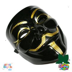 Mặt Nạ Hacker Đen - Phụ Kiện Cosplay Phim Vendetta Thời Trang Độc Đáo - Quà Tặng Tình Yêu Công Nghệ