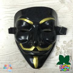 Mặt Nạ Hacker Đen - Phụ Kiện Cosplay Phim Vendetta Thời Trang Độc Đáo - Quà Tặng Tình Yêu Công Nghệ