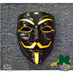 Mặt Nạ Hacker Đen - Phụ Kiện Cosplay Phim Vendetta Thời Trang Độc Đáo - Quà Tặng Tình Yêu Công Nghệ