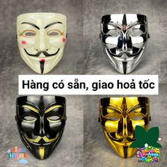 Mặt Nạ HACKER Anonymous Halloween - Đồ Hóa Trang Tuyệt Vời cho Ngày Lễ Hội, Phong Cách Vendetta độc đáo