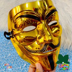 Mặt Nạ Hacker Anonymous Trắng - Phong Cách Halloween Cho Fan Của Nhóm Hacker Nổi Tiếng Toàn Cầu