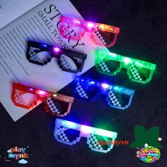 Kính Phát Quang LED Màu Sắc Chuyển Động - Phụ Kiện Thời Trang Dành Cho Tiệc Tùng, Hòa Nhạc, Quán Bar, Gây Ấn Tượng Mọi Người