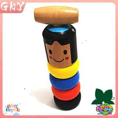 Túi Xách Gỗ Daruma Ma Thuật Nhật Bản - Đồ Chơi Truyền Thống Vui Nhộn, Tái Tạo Hình Thú Vị Cho Các Tín Đồ Yêu Thích