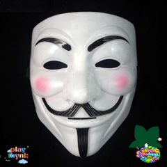 Mặt Nạ Hóa Trang Hacker Vàng Bóng Đen - Chiếc Mặt Nạ Phong Cách Anonymous Độc Đáo Cho Lễ Hội Halloween
