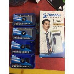 Máy Cạo Râu Yandou 301U Chính Hãng - Sạc Pin, Dễ Dùng, Combo Lưỡi Dao Thay Thế, Quà Tặng Ý Nghĩa Cho Nam