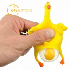 Móc Khóa Gà Tây Dễ Thương - Móc Khóa Silicone Chống Căng Thẳng Hình Gà Ngộ Nghĩnh - Phụ Kiện Thời Trang Đặc Biệt