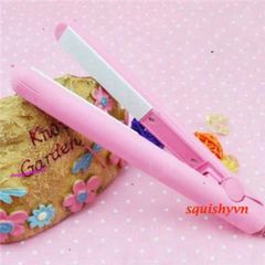 Máy Là Tóc Mini 2 Trong 1 - Duỗi và Uốn Tóc Tiện Lợi, Dễ Dàng Mang Đi, Phù Hợp Với Tất Cả Loại Tóc