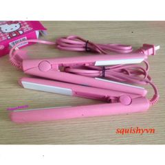 Máy Là Tóc Mini 2 Trong 1 - Duỗi và Uốn Tóc Tiện Lợi, Dễ Dàng Mang Đi, Phù Hợp Với Tất Cả Loại Tóc