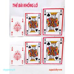 Bộ Bài Tây Poker Khổng Lồ A4 - 10 Mẫu Độc Đáo, Kích Thước Lớn Dùng Cho Trình Diễn, Giảng Dạy và Sân Khấu