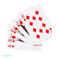 Bộ Bài Tây Poker Khổng Lồ A4 - 10 Mẫu Độc Đáo, Kích Thước Lớn Dùng Cho Trình Diễn, Giảng Dạy và Sân Khấu