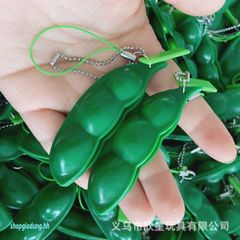 Móc Khóa Hình Hạt Đậu Giải Tỏa Căng Thẳng Unisex - Phụ Kiện Thời Trang Chống Stress, Quà Tặng Hài Hước