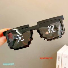 Kính Mắt Thug Life Gương Đen Unisex Phong Cách Dân Chơi - Kính Thời Trang Siêu Ngầu, Chống UV và Bụi Dành Cho Mọi Khuôn Mặt