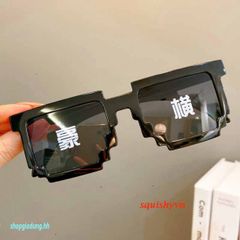 Kính Mắt Thug Life Gương Đen Unisex Phong Cách Dân Chơi - Kính Thời Trang Siêu Ngầu, Chống UV và Bụi Dành Cho Mọi Khuôn Mặt