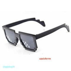 Kính Mắt Thug Life Gương Đen Unisex Phong Cách Dân Chơi - Kính Thời Trang Siêu Ngầu, Chống UV và Bụi Dành Cho Mọi Khuôn Mặt