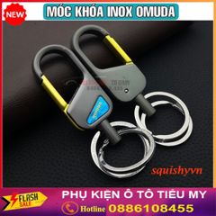 Móc Khoá Đa Năng OMUDA 8014 - Móc Khóa Inox Cao Cấp Cho Xe Gắn Máy - Thiết Kế Sang Trọng, Bền Bỉ, Chốt Móc Đĩa Quần