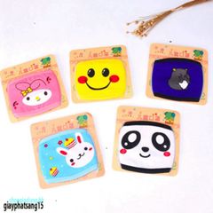 Khẩu Trang Trẻ Em Chống Bụi Hình 3D Mặt Nạ Phim Hoạt Hình Sữa Gấu - Giặt Được, Nhiều Màu Sắc, Sử Dụng Nhiều Lần