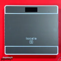 Cân Điện Tử ISCALE PHONE - Cân Sức Khỏe Tối Đa 180Kg, Mặt Kính Cường Lực, Màn Hình LCD HD, Thiết Kế Nhỏ Gọn, Đo Đúng 0.1Kg