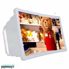 Kính Phóng To Để Bàn Đa Chức Năng, Gập Lại - Kính Lúp Màn Hình Hiển Thị Smartphone (Tối Đa 7 Inch) Chất Liệu ABS, Màu Đen Trắng
