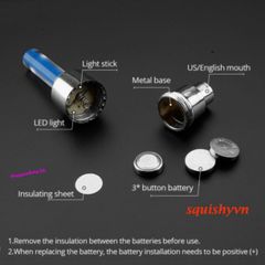 Bộ 2 Đèn Van Phát Sáng LED Cho Xe Đạp, Xe Máy, Ô Tô - Van Sáng Đẹp, Chống Nước, Pin Thay Thế, Tiết Kiệm Năng Lượng