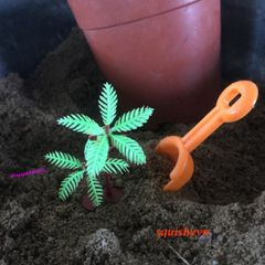 Cây Dừa Nhí Nhựa Tiểu Cảnh Hồ Cá Mini - Đồ Trang Trí Hồ Bể Cá Và Non Bộ 8-10cm, Quà Tặng Độc Đáo
