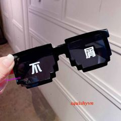 Kính Thug Life 6 Chấm Đa Màu - Kính Gương Thời Trang Minecraft Siêu Ngầu Cho Game Thủ