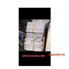 Giấy A4 In Kín 2 Mặt Cũ Chưa Dứt Ghim 1kg - Dùng Lau Kính, Gói Quà, Chèn Hàng, Chống Ẩm Tại TP Hà Nội