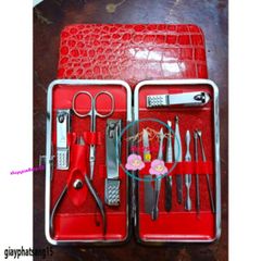 Bộ Dụng Cụ Bấm Móng Tay 12 Món Thép Không Gỉ - Phụ Kiện Chăm Sóc Móng Tay Chất Lượng Cao, Tiện Dụng Tại Nhà