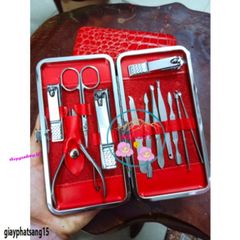 Bộ Dụng Cụ Bấm Móng Tay 12 Món Thép Không Gỉ - Phụ Kiện Chăm Sóc Móng Tay Chất Lượng Cao, Tiện Dụng Tại Nhà