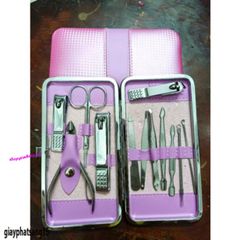 Bộ Dụng Cụ Bấm Móng Tay 12 Món Thép Không Gỉ - Phụ Kiện Chăm Sóc Móng Tay Chất Lượng Cao, Tiện Dụng Tại Nhà